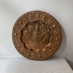 Vintage Metal Decor Plates