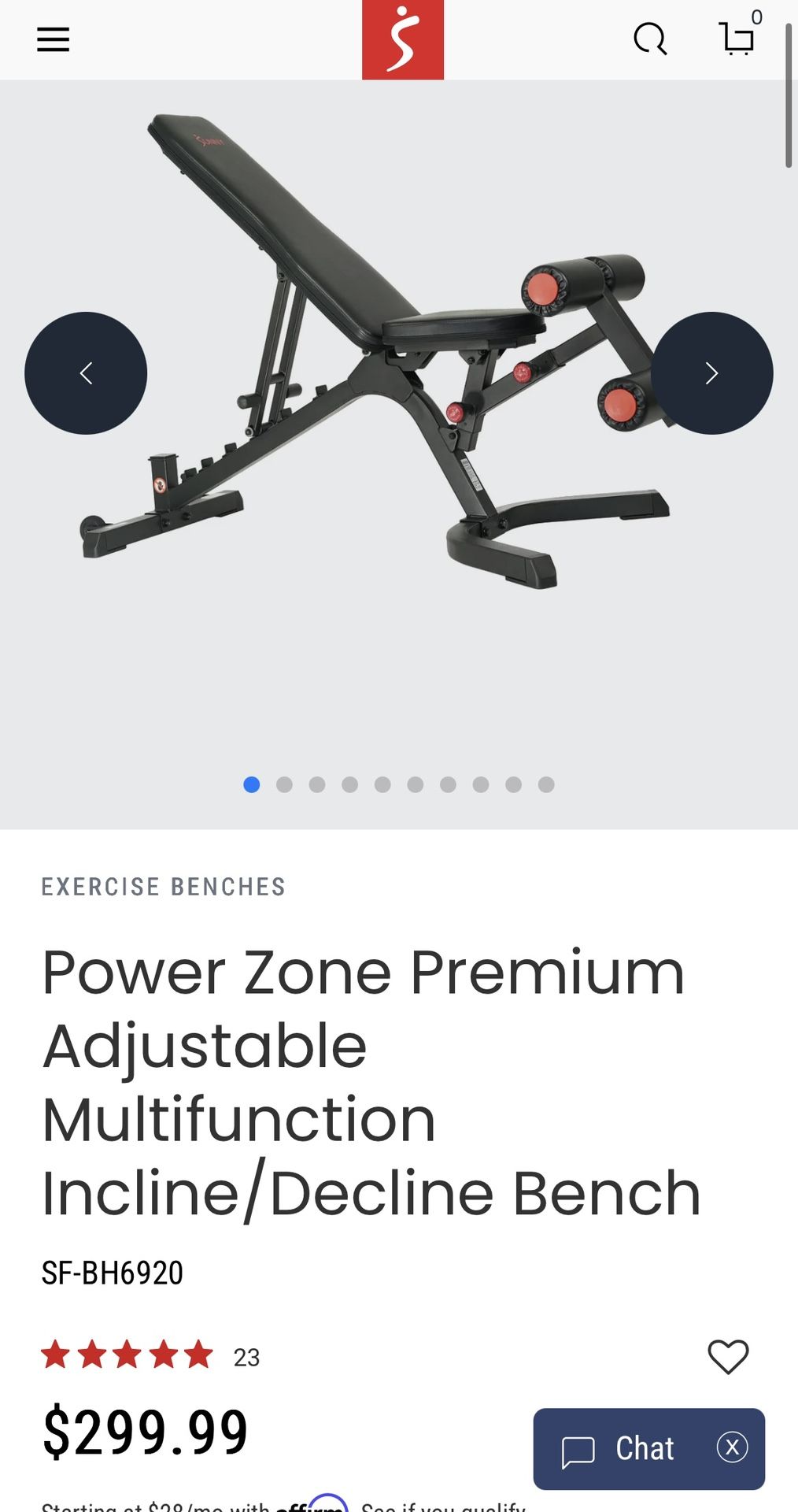 Exercise Bench. Sunny Fit. Adjustable. Multifunctional Incline And Decline
