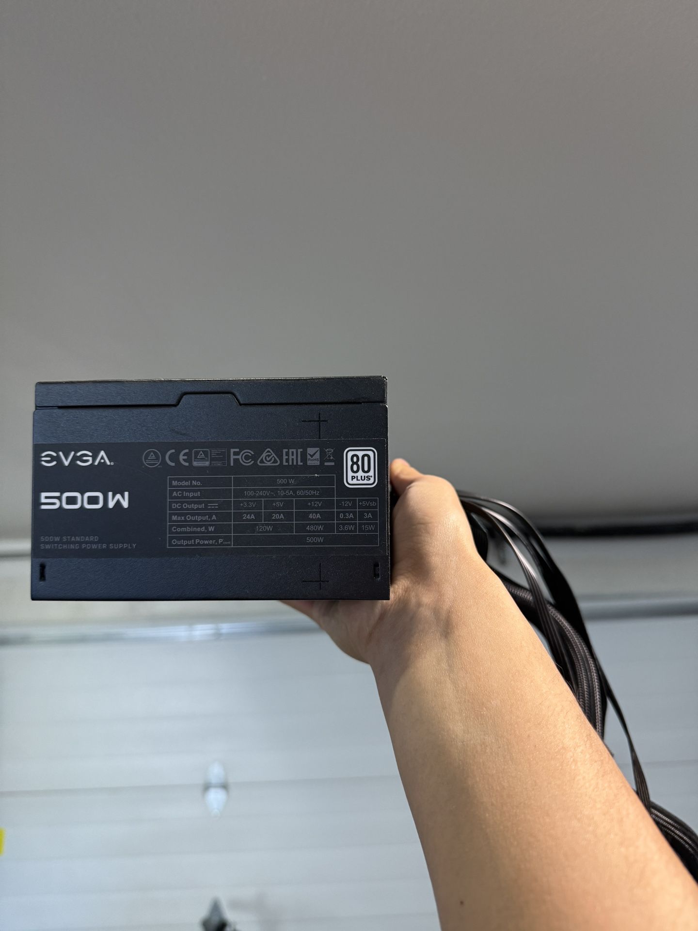 EVGA 500W PC Power Supply