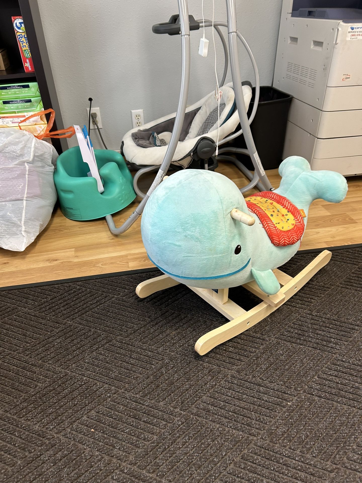 Baby Lot, Swing, Bumbo, Bottle Rack, Rocking Horse