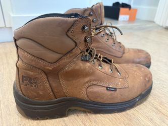 Timberland PRO Titan Safety Toe Boots Waterproof Leather Size 13 Men