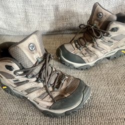 Merrell Mens Moab 2 Mid J033323 Brown Waterproof Hiking Boot Size 8.5