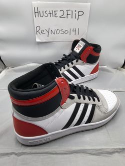 Adidas Top Ten RB High Grey Scarlet FZ6197 Mens Size 13 New