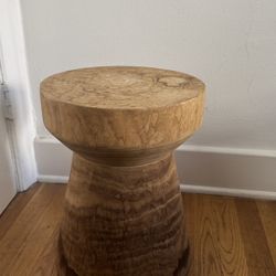 Wooden Stool / Side Table