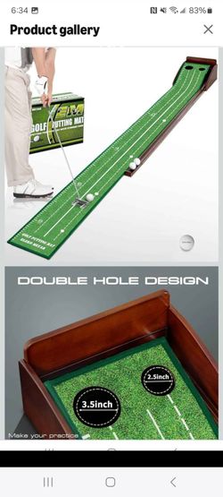 Putting green Putting mat for indoors golf.  Golf practice mat new in box pick up in pomona $50