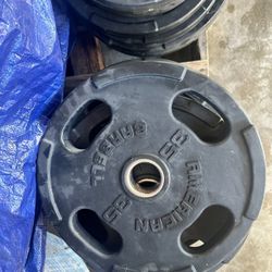 35lb Rubber Olympic Weight Plates