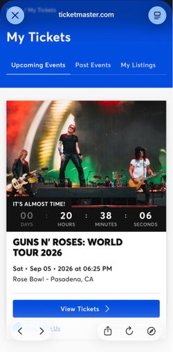 🎸 GUNS N’ ROSES + ICE CUBE — TOMORROW! 🎸