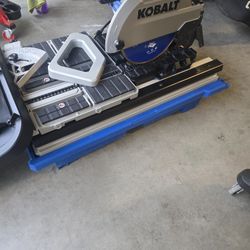 Kobalt 15.0 -Amp 10-in -Blade Sliding Table Tile Saw