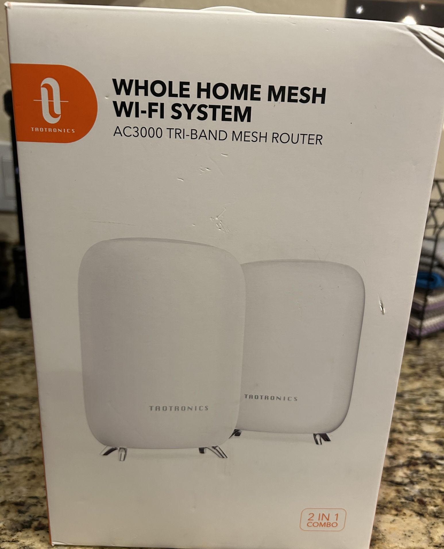 TaoTronics Whole Home Mesh Wi-Fi Router System with Easy App Controls (2-Pack)