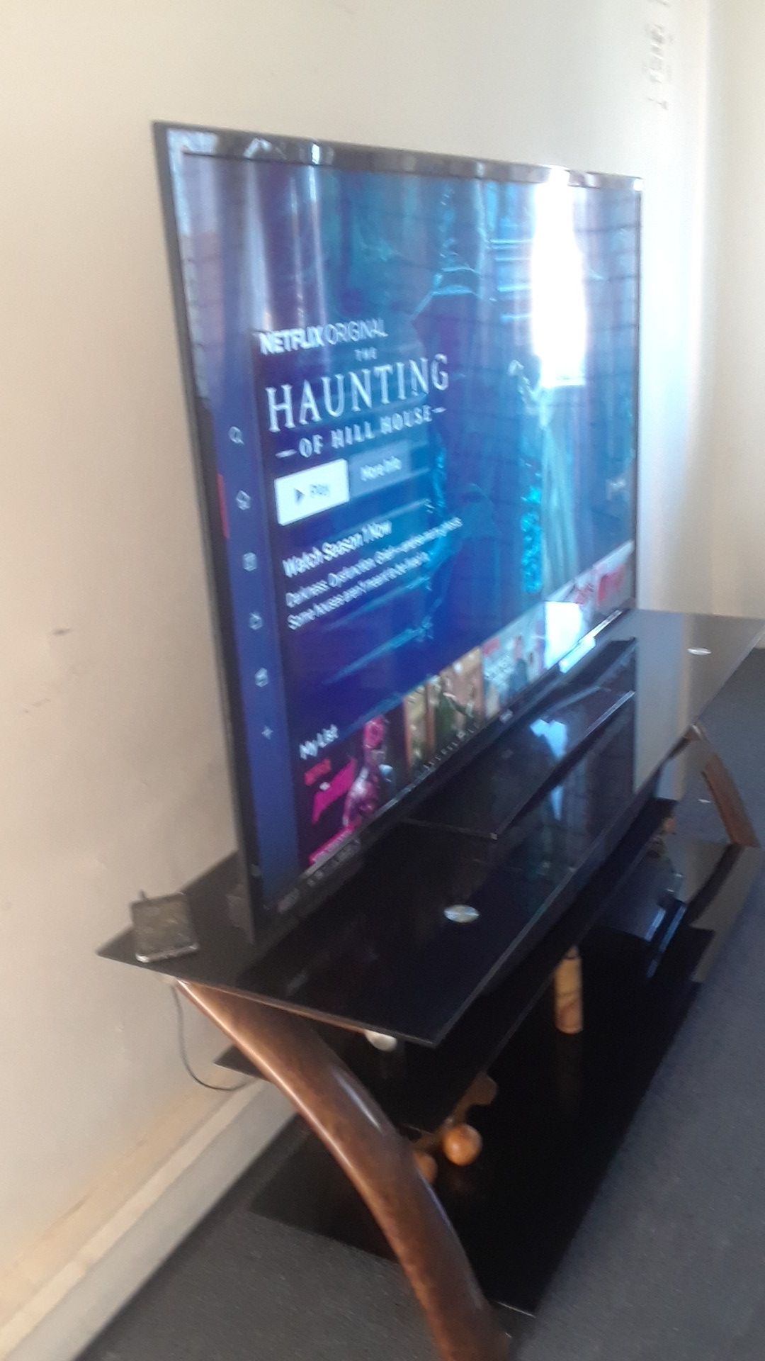 65' in. tv +Stand (RCA)