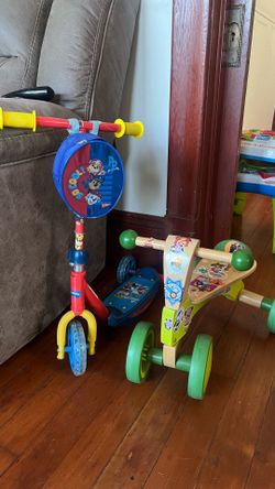 Scooter and training bike