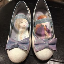 Little Girls Frozen Sparkly Heels Like New Size 11 Toddlers