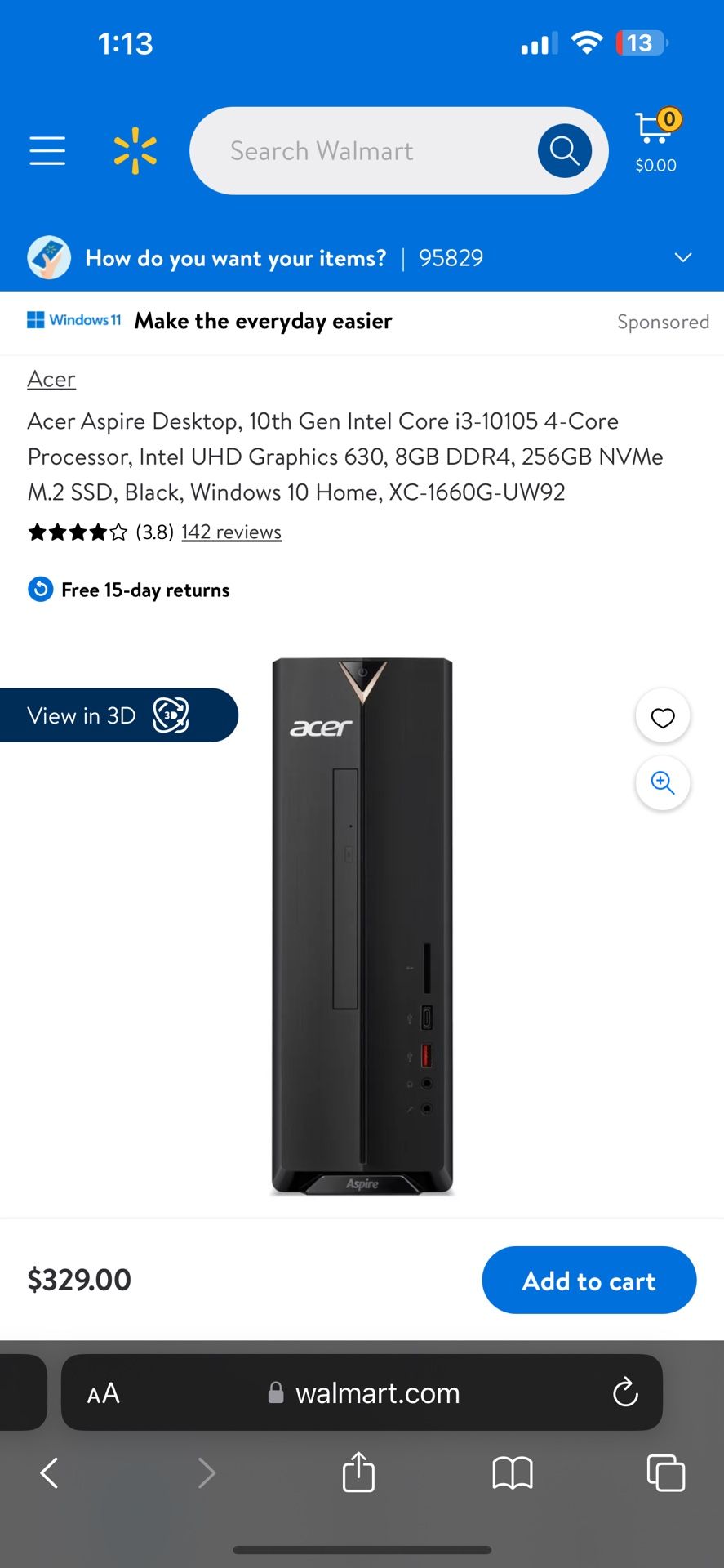 Acer Aspire Desktop