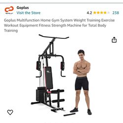 GoPlus Multifunctional Home Gym System Weight training & Exercise Equipement