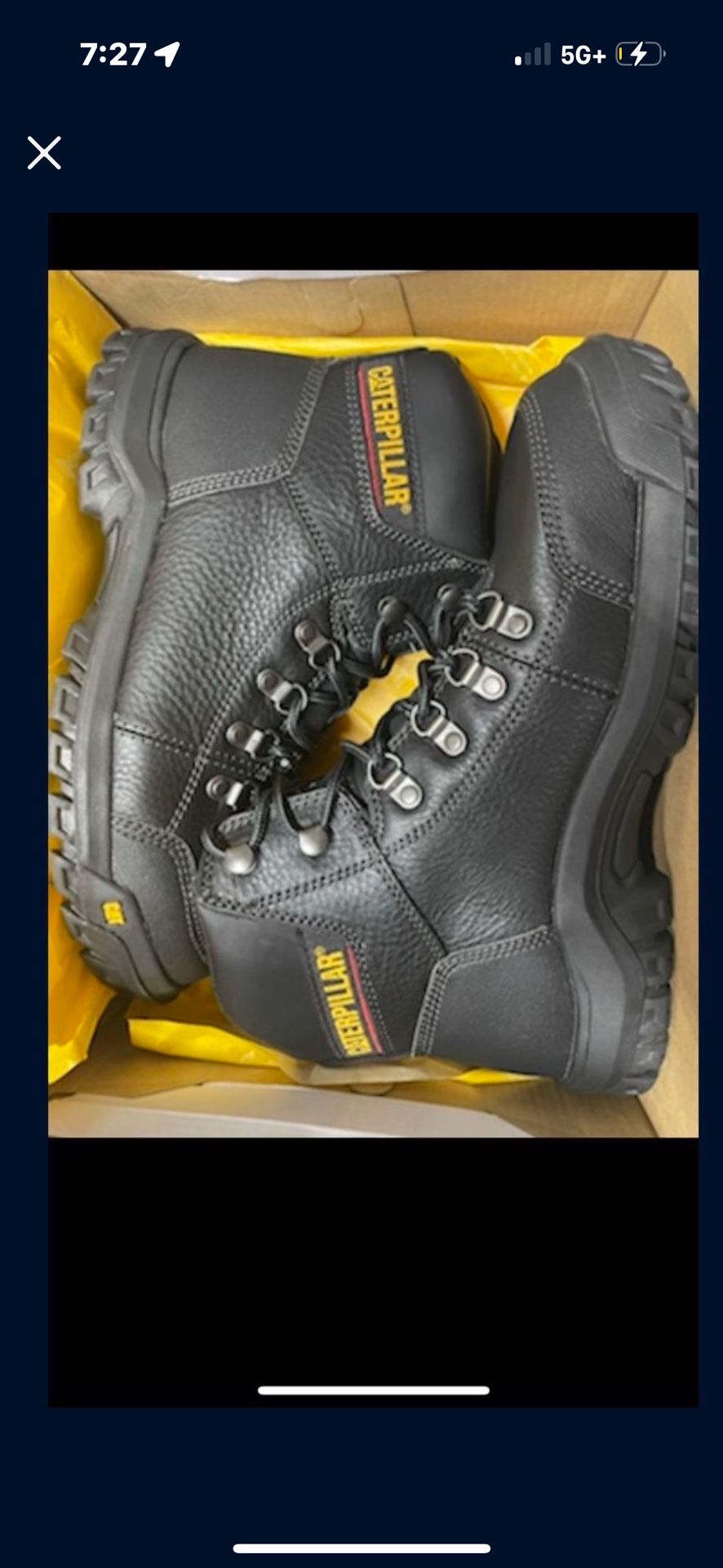 Caterpillar SteelToe Work Boots Size 11.5