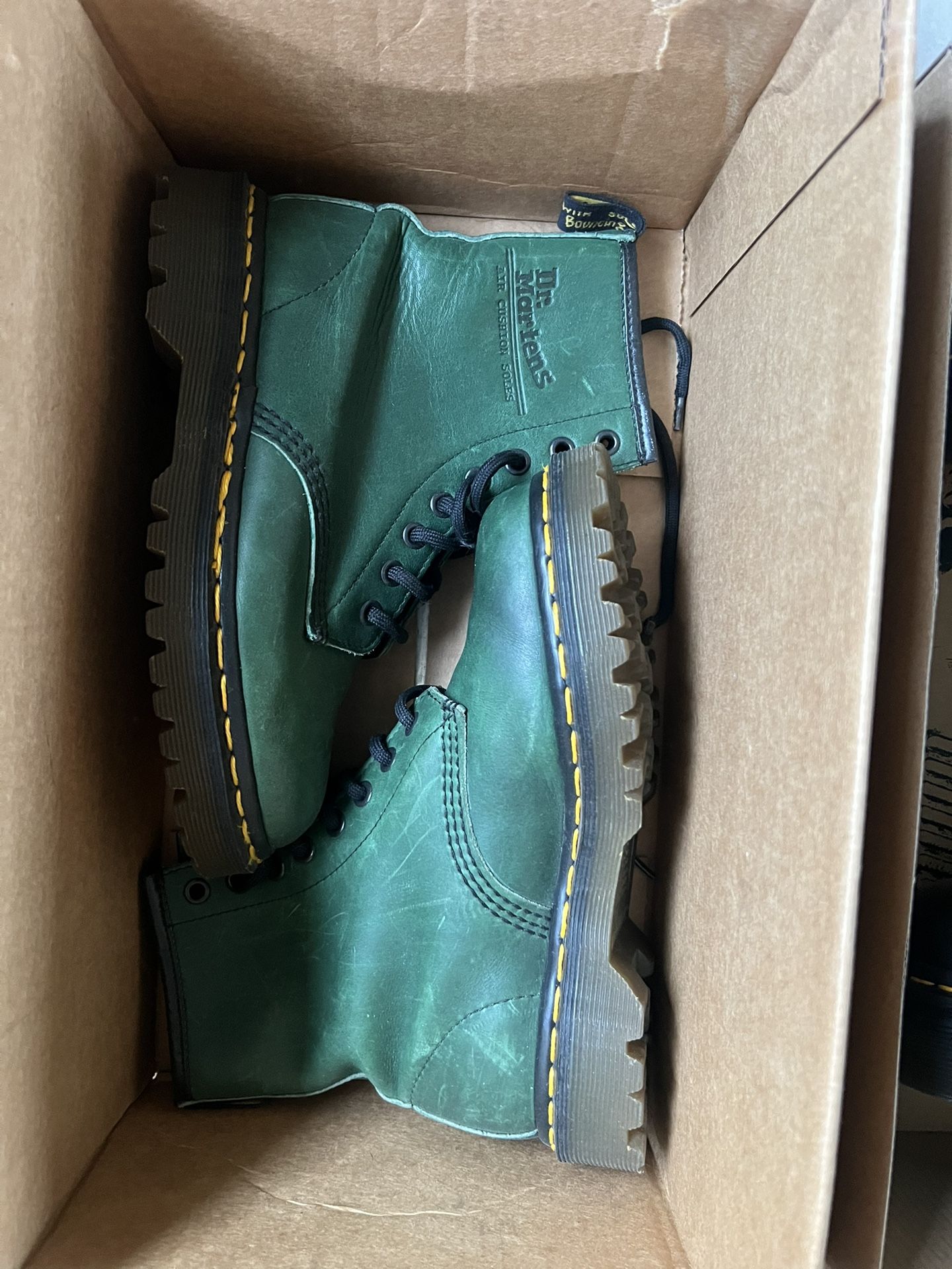 Dr. Martens Green Boot Size 5
