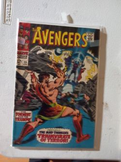Avengers #39
Artist
Don Heck
Artie Simek
Publisher
Marvel
Writer
Roy Thomas
Editor
Stan Lee
Publication Date
Apr 10, 1967
Cover Price
$0.12