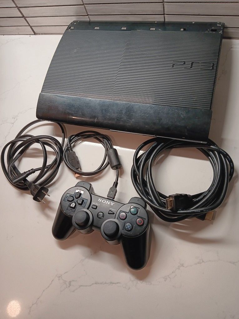 PS3 SUPER SLIM BUNDLE PLAYSTATION CONTROLLER