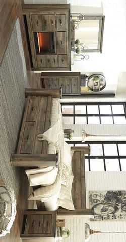 Brand New Queen & King Size Bedroom set (Queen and King Bed Frame, dresser, mirror, nightstand, chest, mattress, box spring available)