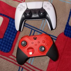 Xbox series s and ps5 controller