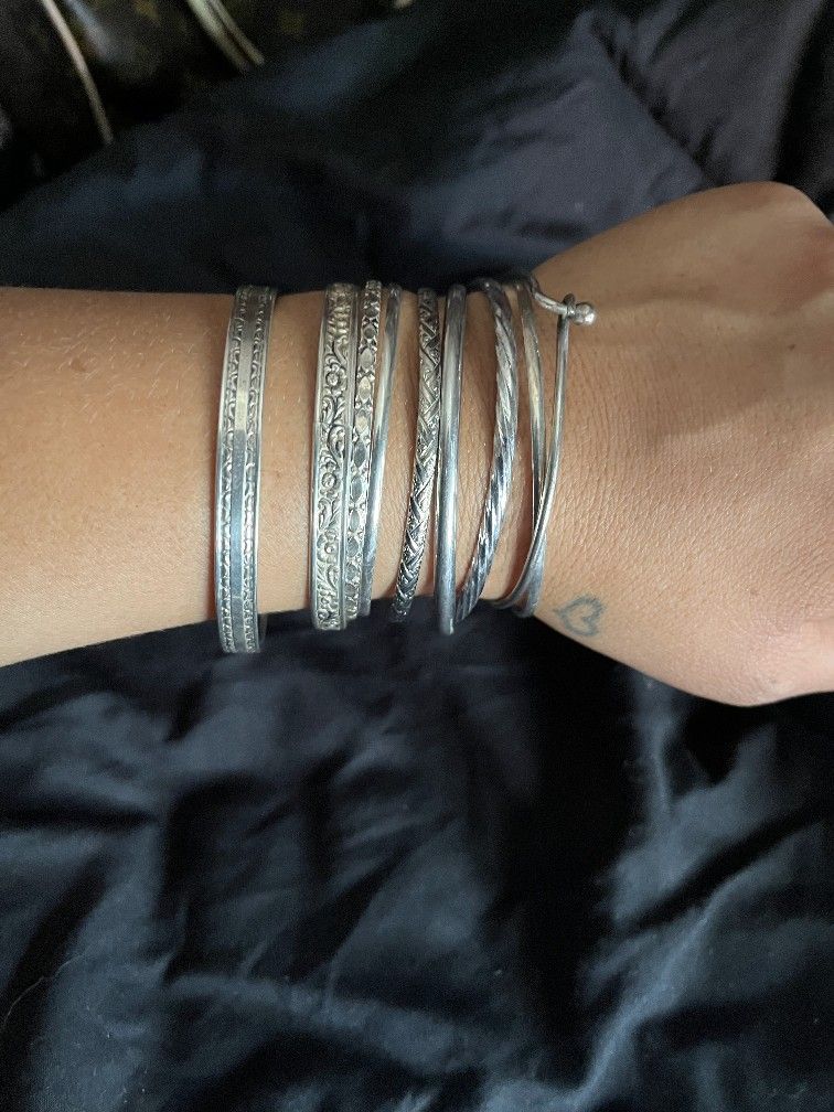 Sterling Silver Bangles