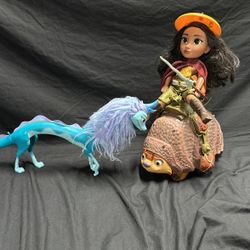 Disney Raya Doll, TukTuk & Sisu  Dragon