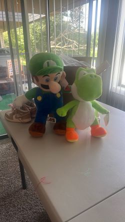 Luigi & Yoshie Plushie
