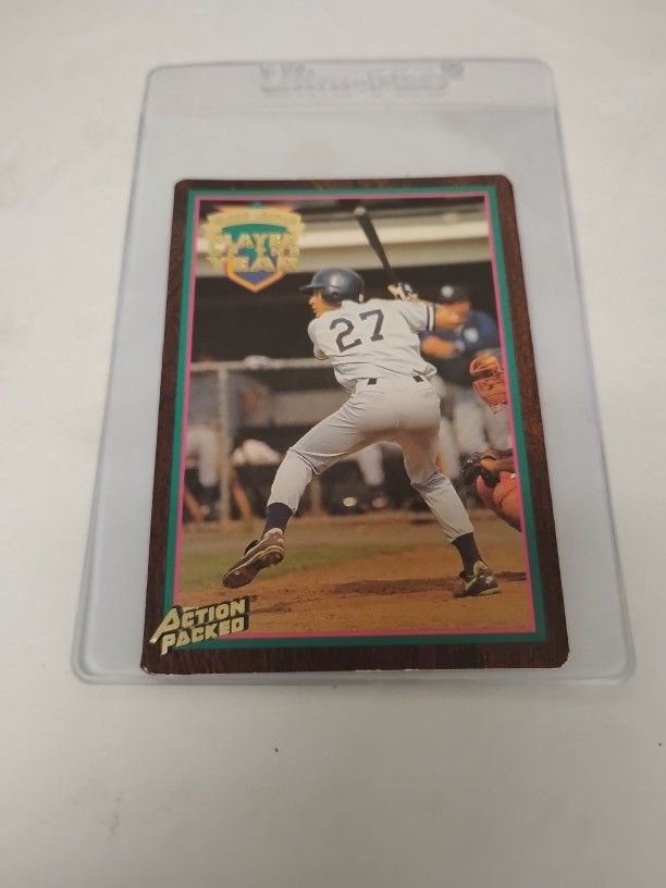 1995 Derek Jeter Minor League Player Of The Year Baseball Card #1