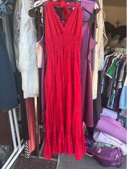 Red Pretty Dress Size Large