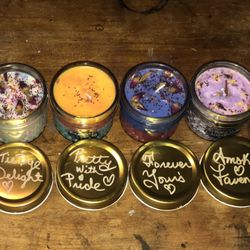 Hand Crafted Essential Candles  $5 Each