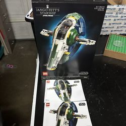 Lego Jango Fett’s Starship 75409 BOX AND MANUAl ONLY