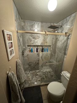 Tile and schluter system for shower