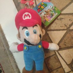 Brand New Super Mario All-Star Collection Mini Clip-on Plush
