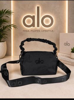 Yoga Black Mini Crossbody Bag