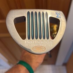 A Very Nice Rife Barbados Island Putter  Golf Clubs  