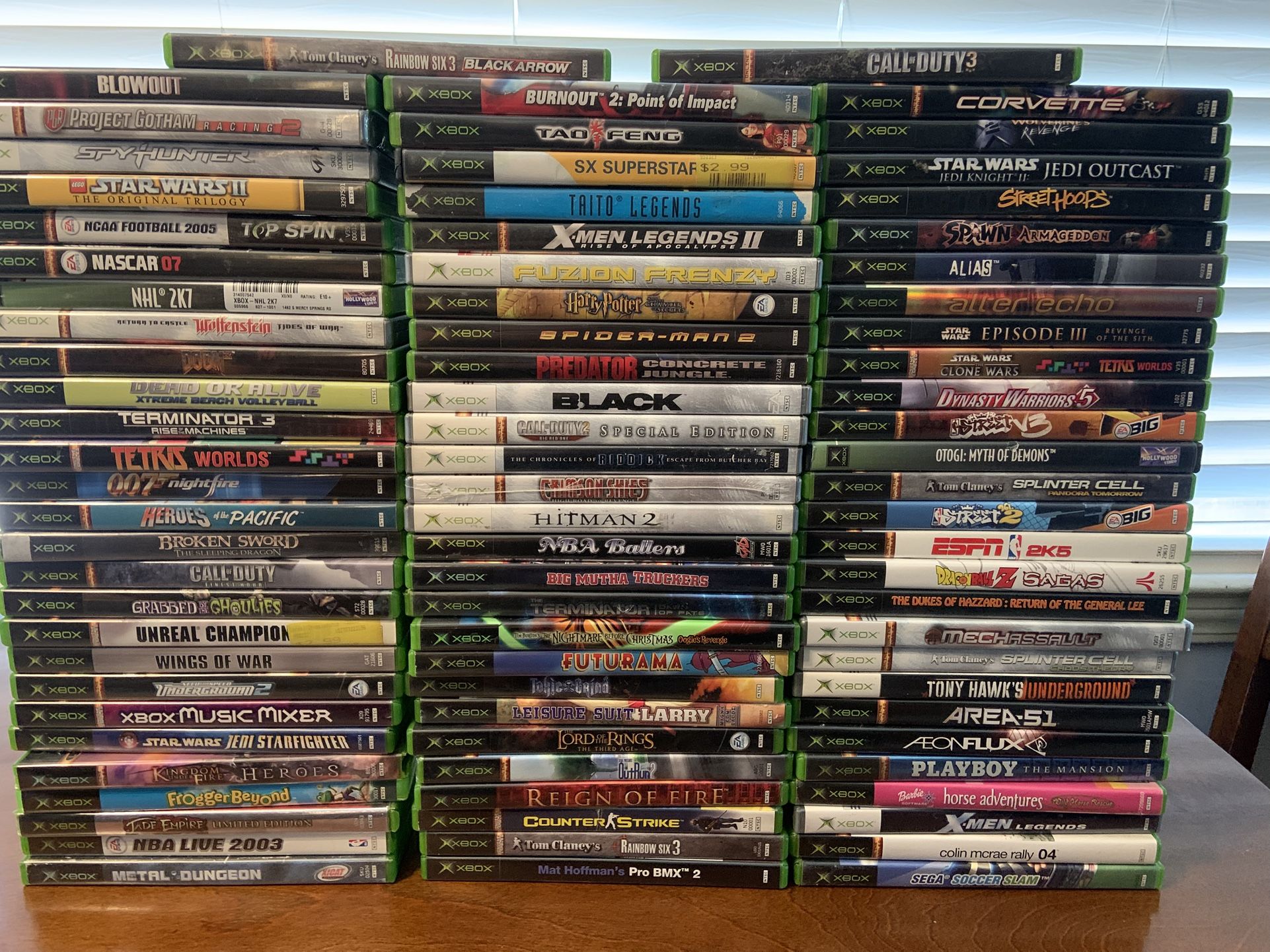 Og Xbox Games Lot