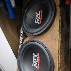 2  Mtx 12" Speakers In Box. With Champion Edition Pioneer Amp. 