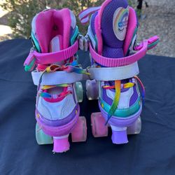 Girls Roller Blades Size 10-13 Adjustable 