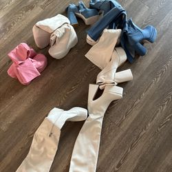 NEW Chunky Platform Boots! $15 Each Pair! Size 8.5/9