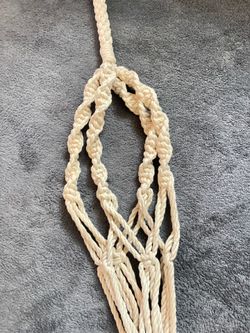 Macrame plant holder