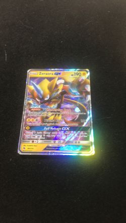 ZERAORA Pokémon card
