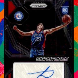 Azuolas Tubelis Panini Prizm Signatures Rookie Auto – Philadelphia 76ers