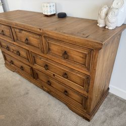 8 Drawer Rustic Dresser