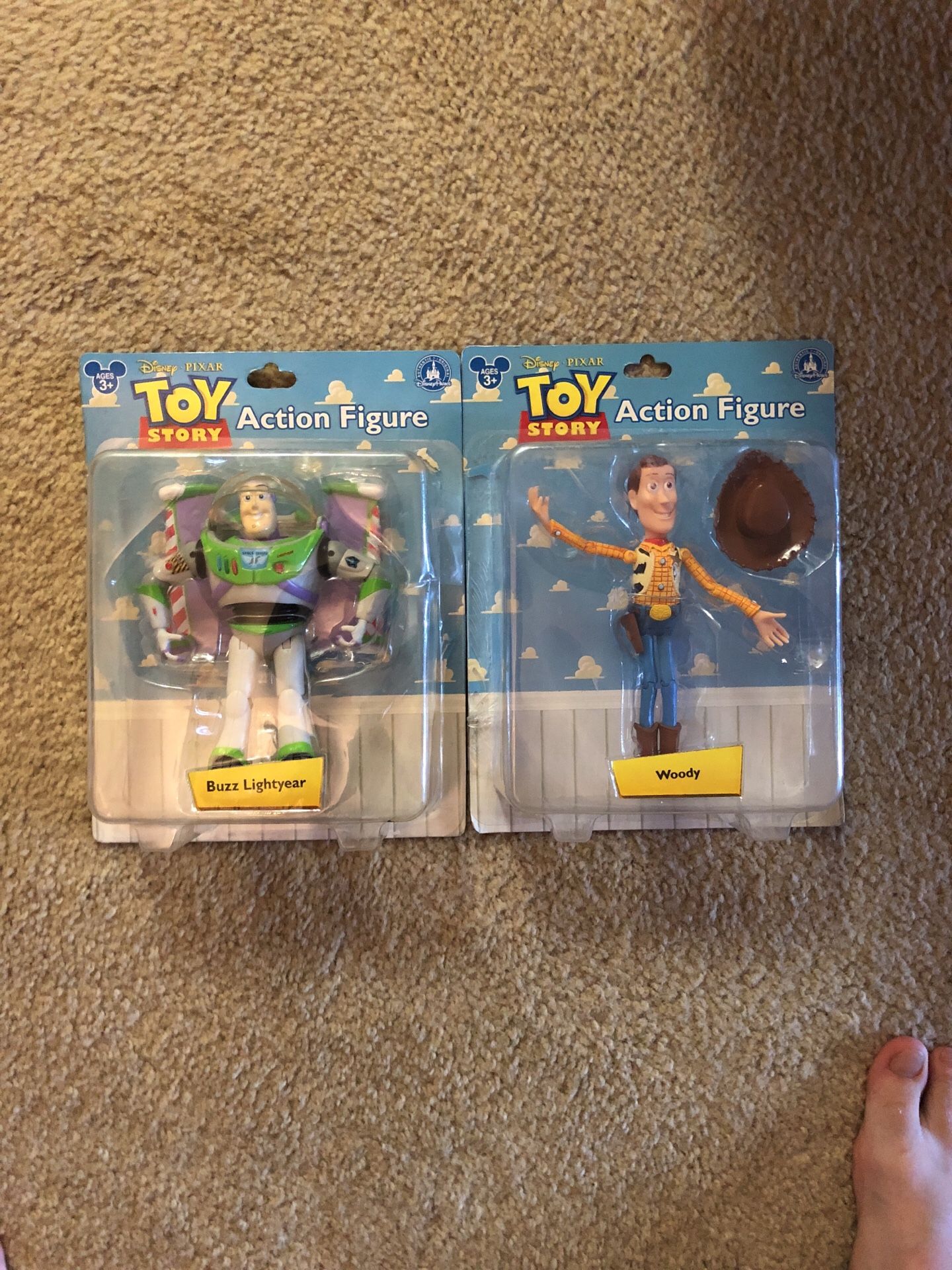 Woody and buzz action figures