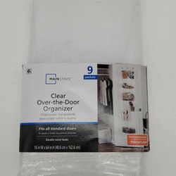 Mainstays Clear Over-The-Door organizer 