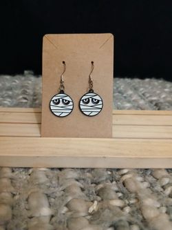 Mummy Face Drop Earrings