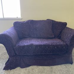 Boho Oversized Love Seat - Cozy Vintage Style Couch