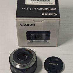 Canon EF 50mm f/1.8 STM lens
