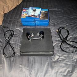 Ps4 Slim And Games 