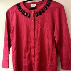 kate spade new york - pink cardigan